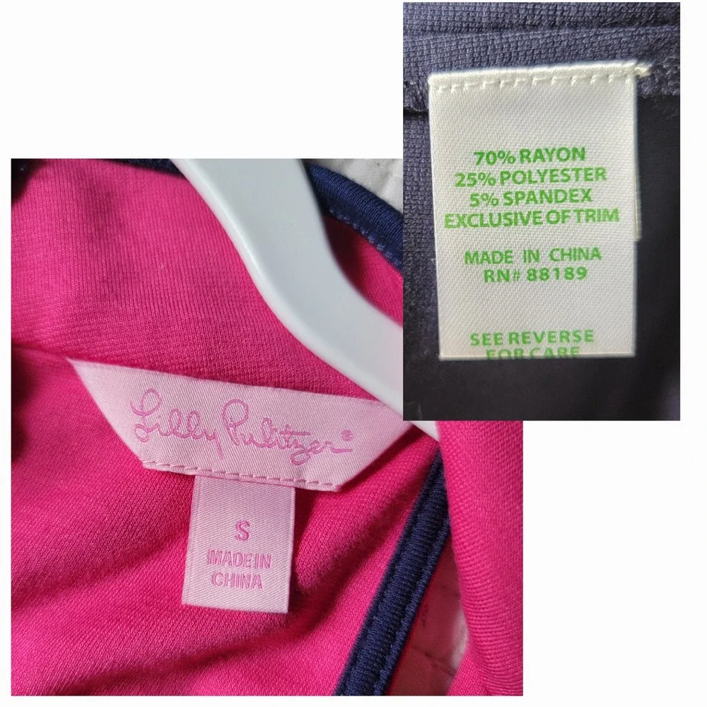 Lilly Pulitzer Colorblock Collared‎ Halter Neck Tiered Shift Marci Dress Small